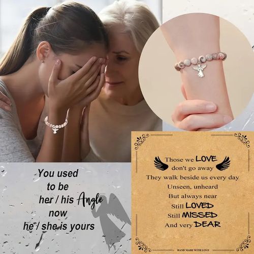 Angel Wings Healing Crystal Bracelet