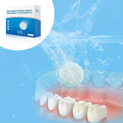Retainer Cleaner Tablets for Odor and Stain Removal