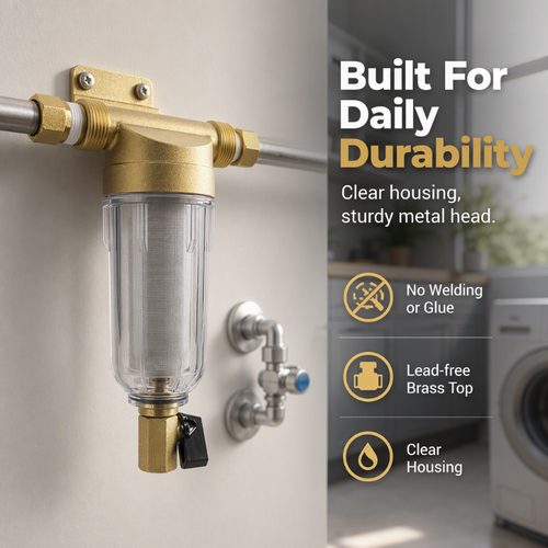 Whole-house Sediment Pre-filter Transparent Housing