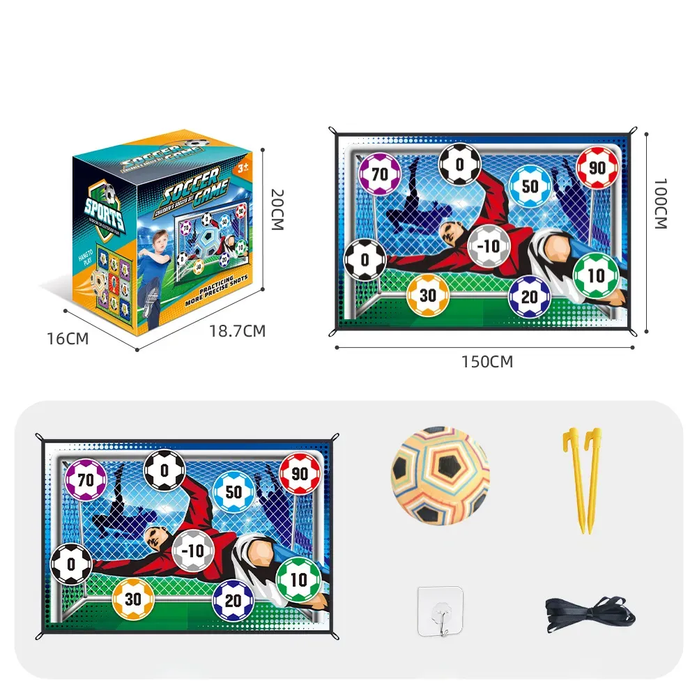 ⚽ 50% RABATT NU ! 🎉 Fotbollsspelset för Barn – Utomhuslek, Utvecklar Koordination & Familjekul 🏆