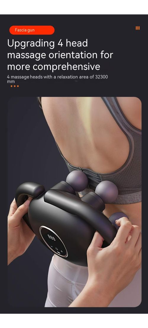 ACTION MASSAGER WITH 4 MASSAGE HEADS