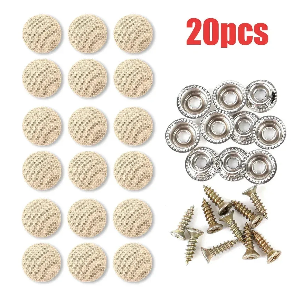 ⏳Time-Limited Special⏰Car Headliner Repair Kit for Fixing Sagging Roof Fabric Auto Interior Ceiling Snap Buttons and Re…