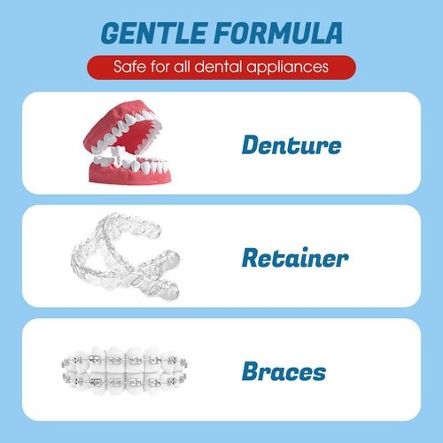 Retainer Cleaner Tablets for Odor and Stain Removal
