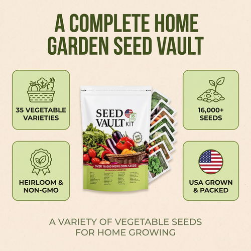 Vegetable Seed Vault Kit