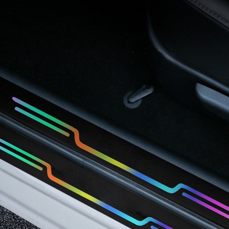 Car Door Sill Anti-Scratch Strips, total 4 Pcs