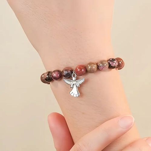 Angel Wings Healing Crystal Bracelet