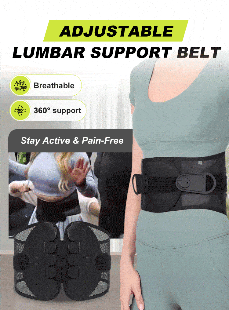 🔥Hot Sale-Adjustable Lumbar Support Belt