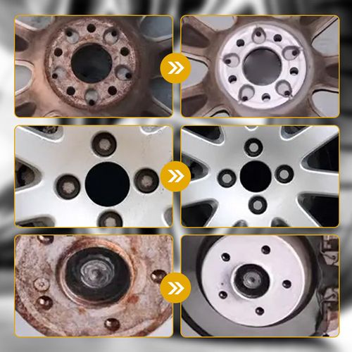 Rust Removal & Maintenance Tool Kit for Automotive Wheel (with 5 Polishing Pads)