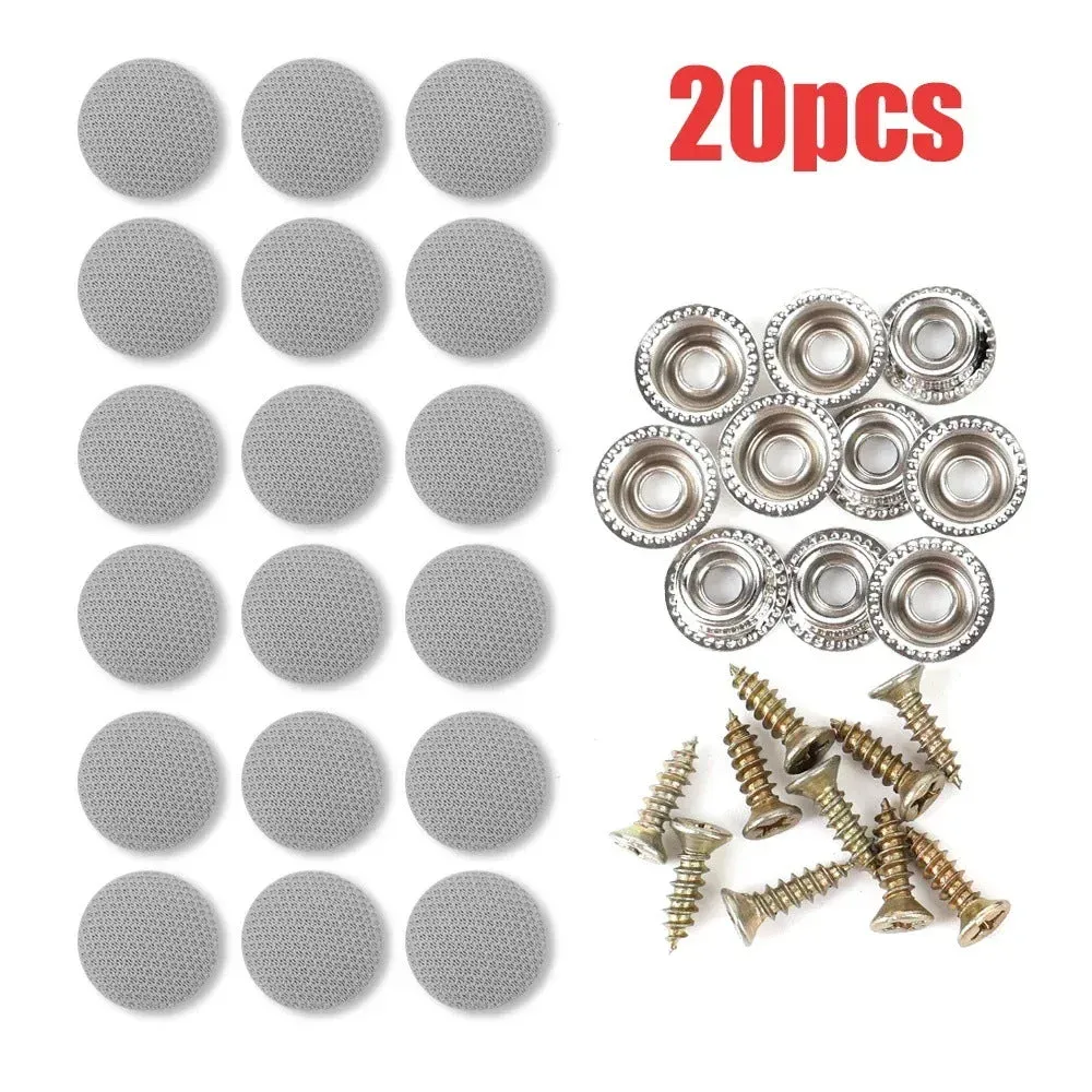 ⏳Time-Limited Special⏰Car Headliner Repair Kit for Fixing Sagging Roof Fabric Auto Interior Ceiling Snap Buttons and Re…
