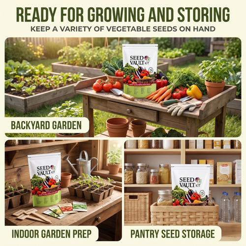Vegetable Seed Vault Kit