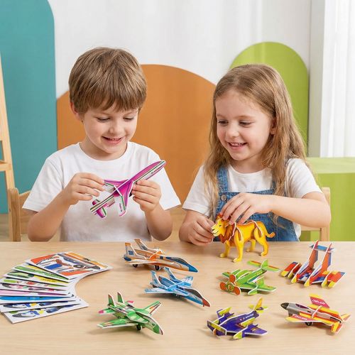 Educational 3D Cartoon Puzzle