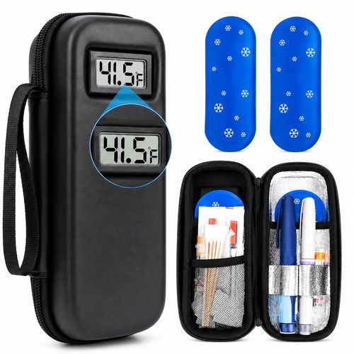 Cooler Travel Case with Temperature Display