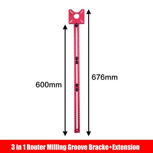 3-in-1 Router Milling Groove Bracket