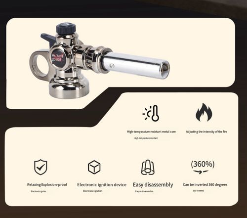 flexible brazing gas torch