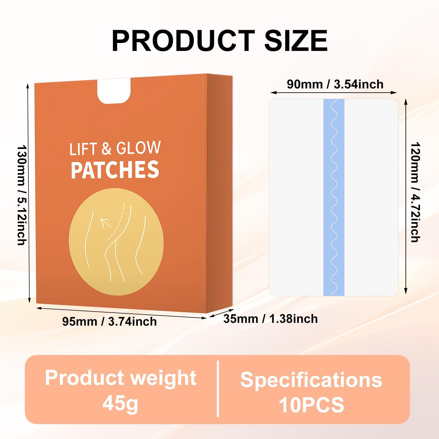 Lift and Glow Leg Patches