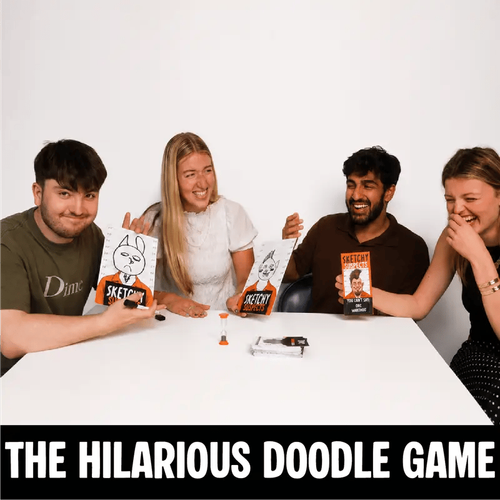 Sketchy SuspectsTM Police Sketch Party Game | Hilarious Draw