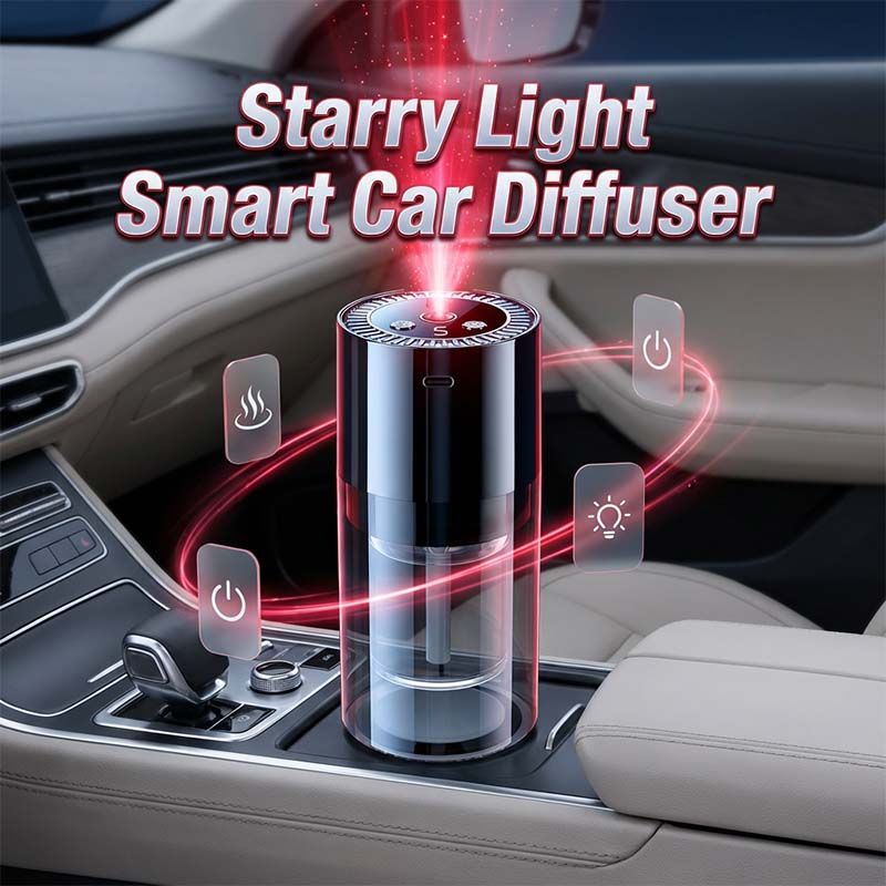 😍LIMITED 50% OFF🚗Smart Car Oil Diffuser With Starry Sky Effect