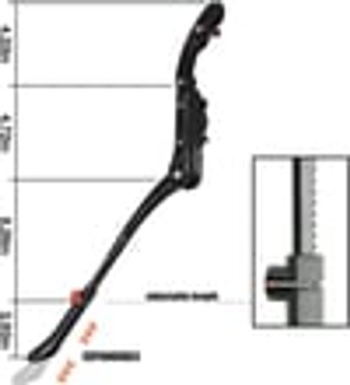 ✨ Premium Adjustable Bike Kickstand – Stability Meets Durability
