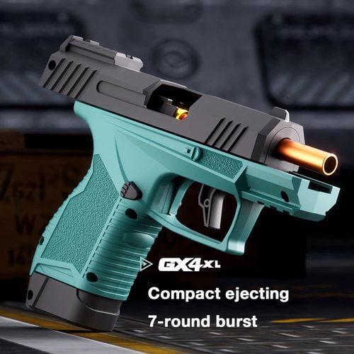 Compact Burst Fire Ejecting Toy Gun