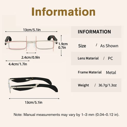 Folding Blue Light Reading Glasses