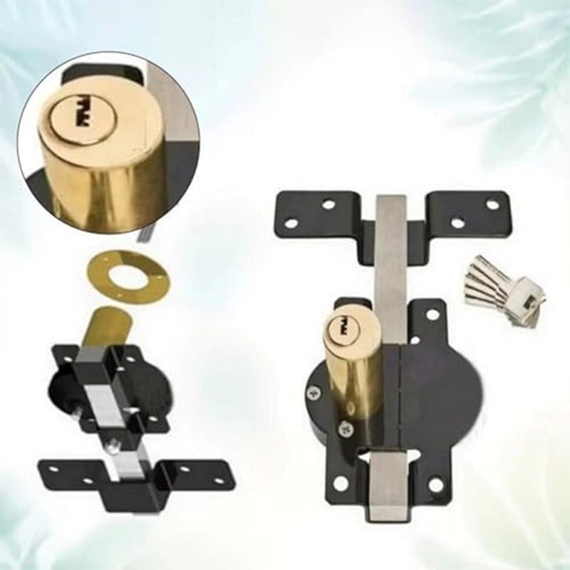 70mm Long Throw Gate Lock with 5 Keys