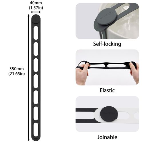 Food-Grade Silicone Latch Strap