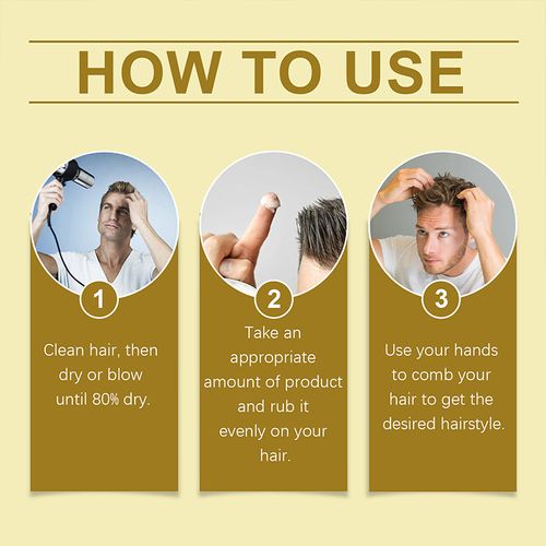 🧴 Men's Wave Styling Gel | Strong Hold, Long Lasting, Non Flaky