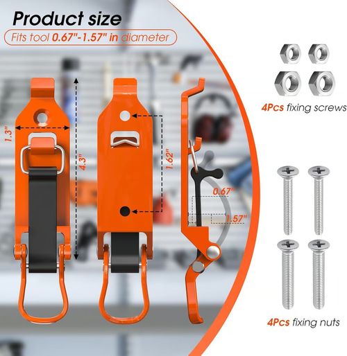 Buy 1 Get 2 !!! Heavy Duty Zinc Alloy Shovel Mount