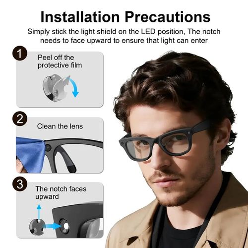 Smart Glasses LED Blocker Stickers