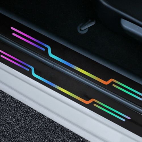 Car Door Sill Anti-Scratch Strips, total 4 Pcs