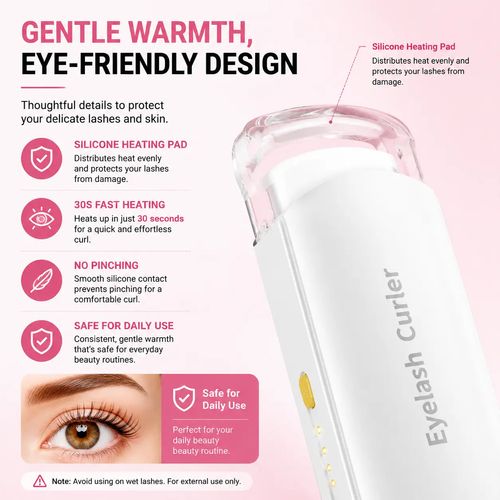 Rechargeable Electric Heated Eyelash Curler - Perfect Lash C