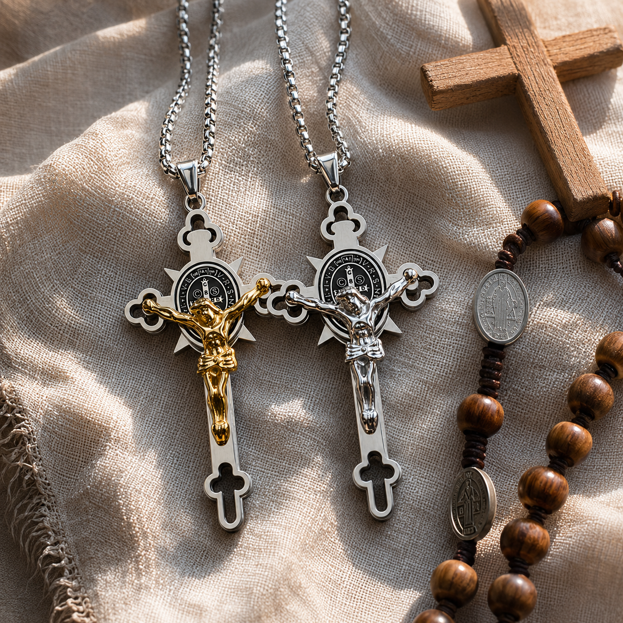 💥50% OFF💥   Exorcism Cross Necklace - Bless you and your family💥