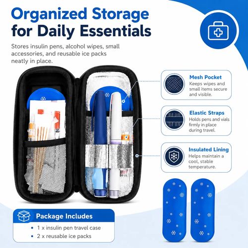 Cooler Travel Case with Temperature Display