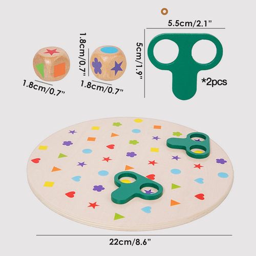 Wooden Shape Matching Toy Set