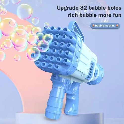 32 Hole Rocket Launcher Bubble Toys Rocket Bubble Gun Gatling Bubble Machine