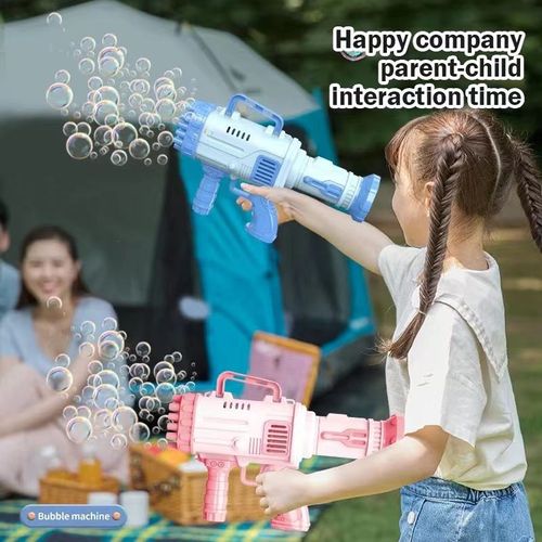 32 Hole Rocket Launcher Bubble Toys Rocket Bubble Gun Gatling Bubble Machine