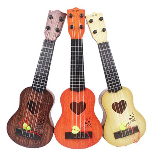 Children Simulation Ukulele Guitar Music Instruments Puzzle Enlightenment Toy for Kids