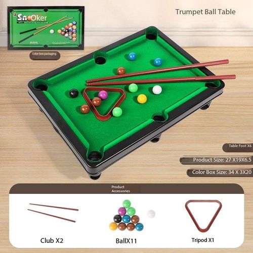 Children Plastic Indoor Big Pool Snooker Billiard Tables Toys for Kids