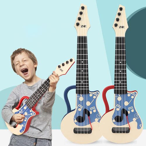 Children Simulation Ukulele Guitar Music Instruments Puzzle Enlightenment Toy for Kids