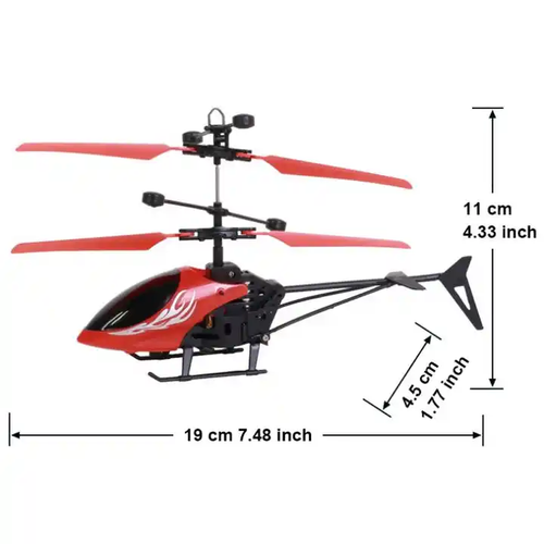 2CH Flying Fun Helicopter Remote Control Toys Remote Control Induction Airplane