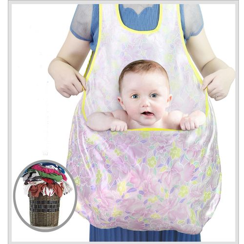 Insulated, moisture-resistant sleeveless apron, multi-purpose protective clothing for home, outdoor and laundry use