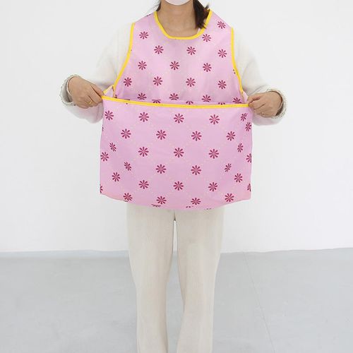 Insulated, moisture-resistant sleeveless apron, multi-purpose protective clothing for home, outdoor and laundry use