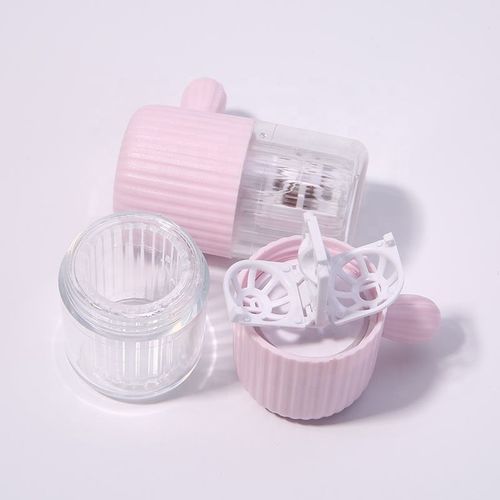 Cute Colorful Manual Contact Lens Cleaning Case Travel Contact Lens Case