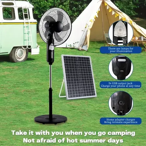 Rechargeable Standing Fan Portable Air Circulator