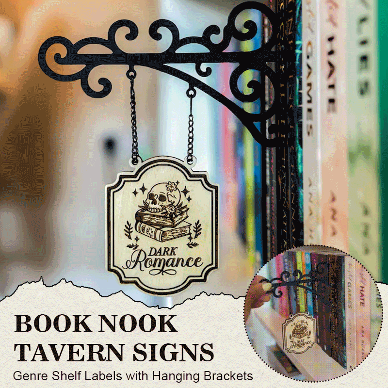 Book Nook Tavern Signs
