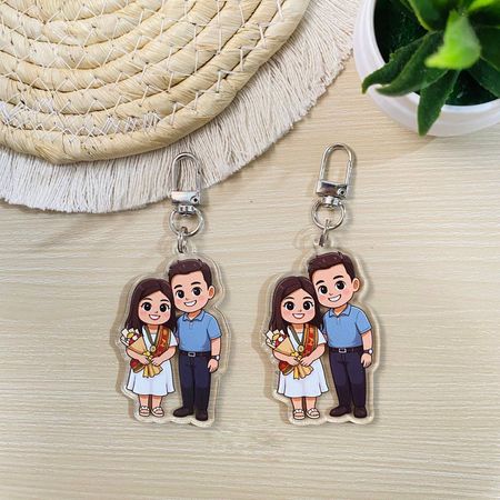 Cartoon Character Keychain - Upload your photo to create your own unique keychain