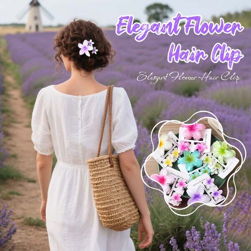 🌸 Elegant Flower Hair Clip – Morandi Bloom Series
