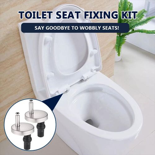 🚽 Toilet Seat Fixing Kit – Say Goodbye to Wobbly Seats!