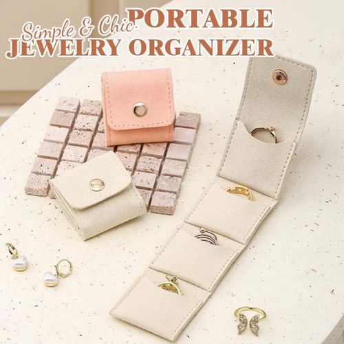 👜 Simple & Chic Portable Jewelry Organizer