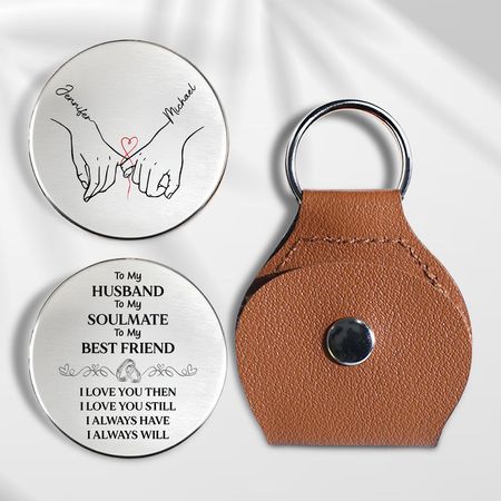 To My Husband Soulmate Best Friend - Personalized Custom Pocket Hug